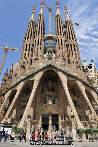 Sagrada Familia in Year 2009