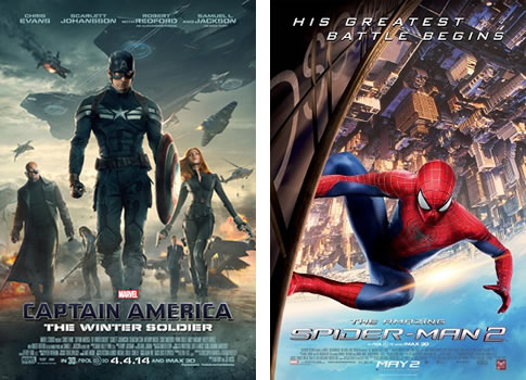 Captain America 2 and Spider-Man 2